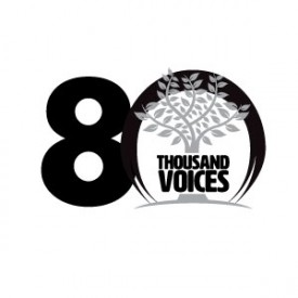 80 thousand voices logo
